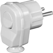 Kostki, złączki, wtyczki - Karpicko Wtyczka z wyłącznikiem biała AWA-Ł 250V 16A AWA-Ł - miniaturka - grafika 1