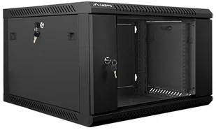 Lanberg Szafa 19" 6U, 600x600, czarny FLAT PACK WF01-6606-10B - Szafy rack - miniaturka - grafika 2