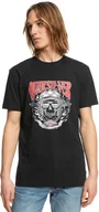 Koszulki męskie - Quiksilver t-shirt BIKER SKULL TEE Black KVJ0 - miniaturka - grafika 1