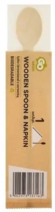 Godan Łyżka drewniana z serwetką GE-SLK1 GE-SLK1 - Dekoracje i nakrycia stołu na imprezę Godan Łyżka drewniana z serwetką GE-SLK1 GE-SLK1 - Dekoracje i nakrycia stołu na imprezę - miniaturka - grafika 1