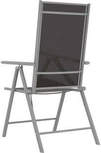 vidaXL 7-cz. zestaw mebli jadalnianych do ogrodu, aluminium 3070636 - Meble ogrodowe - miniaturka - grafika 7