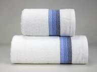 Ręczniki - Greno OMBRE FROTEX RĘCZNIK 50x90 BIAŁY/GRANATOWY 450 038355 - miniaturka - grafika 1