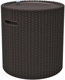 Keter Siedzisko ze schowkiem Cool Stool, brązowe, 43,3x44 cm, 39 l - Pozostałe meble ogrodowe - miniaturka - grafika 2