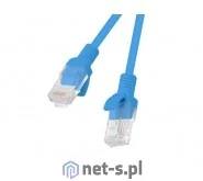 LANBERG Patchcord PCU5-20CC-0025-B kat.5e 0,25M niebieski 10-pack PCU5-20CC-0025-B - Kable miedziane - miniaturka - grafika 2