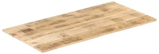vidaXL Blat stołu, lite drewno mango, 15-16 mm, 140x60 cm vidaXL - Blaty meblowe i parapety okienne - miniaturka - grafika 3