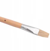 Pędzle i wałki - Pędzel Paskowiec Płaski Malarski Precyzyjny 6mm - miniaturka - grafika 1