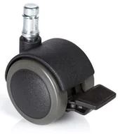 Meble modułowe i akcesoria - hjh OFFICE 619037 Rolo stop 10/50 MM krzesło krzesło biurowe, metalowym rysika, tworzywo sztuczne, poliuretan, czarne (opakowanie  szt.) 619037 - miniaturka - grafika 1