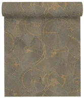 Tapety - A.S. Creation Tapeta Metropolitan 379003 musztardowa winylowa na flizelinie - miniaturka - grafika 1