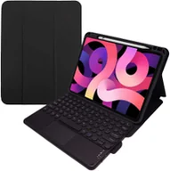 Etui do tabletów - Apple Alogy Etui Alogy Klawiatura Bluetooth Touchpad 4w1 Magnetyczne Pencil do iPad Air 4 2020 5 2022 Czarne 9907X1 - miniaturka - grafika 1