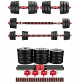 Sztangi - Hantle 20 kg 2x 10kg Sztanga Gryf Łączony Hantelki - miniaturka - grafika 1