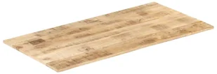 vidaXL Blat stołu, lite drewno mango, 15-16 mm, 100x60 cm vidaXL - Blaty meblowe i parapety okienne - miniaturka - grafika 4