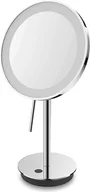 Lusterka do makijażu - Zack Lusterko kosmetyczne Alona stal polerowana z podświetleniem LED 40141 - miniaturka - grafika 1