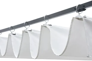 vidaXL Altana z dachem, polirattan, 400x400x200cm, brązowo-kremowa - Pozostałe meble ogrodowe - miniaturka - grafika 7