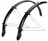 Błotniki rowerowe - Orion Błotniki 28" x 53 mm czarny komplet z chlapaczem - miniaturka - grafika 1