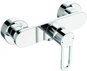 Baterie wannowe i prysznicowe - Laveo natryskowa ścienna ASTA chrom BAS_040D - miniaturka - grafika 1