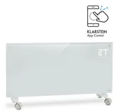 Ogrzewanie przenośne - Klarstein Klarstein Bornholm Smart, grzejnik konwekcyjny, 2000 W, WiFi, wyświetlacz LED, czasomierz, IP24, biały ACO7-BornhomS-W - miniaturka - grafika 1