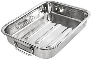 Krüger Karl brytfanna prostokątna, stal szlachetna, różne rozmiary, srebro, 40 cm 15140 - Brytfanny Krüger Karl brytfanna prostokątna, stal szlachetna, różne rozmiary, srebro, 40 cm 15140 - Brytfanny - miniaturka - grafika 1