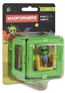 Magformers 6-częściowy zestaw akcesoriów "Alien" - 3+ - Klocki - miniaturka - grafika 2