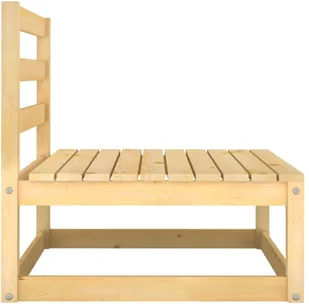 vidaXL 2-cz. zestaw wypoczynkowy do ogrodu, z poduszkami, lita sosna 807294 - Meble ogrodowe - miniaturka - grafika 4