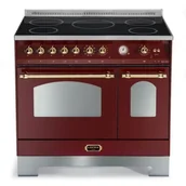 Kuchenki elektryczne - Lofra DOLCEVITA 90 ROSSO BURGUNDY RRD96MFTE/5I - miniaturka - grafika 1