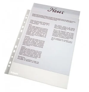 Esselte Polska - Koszulki groszkowe A4, 46 mic., 25 szt. 56148 - Szkolne artykuły papiernicze - miniaturka - grafika 2