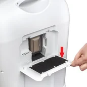 Meble i wyposażenie gabinetów medycznych - NOVAMA RESPIRE Gąbkowy filtr do koncentratora tlenu NOVAMA RESPIRE FLOW KSOC - miniaturka - grafika 1