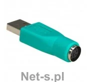 Adaptery i przejściówki - Akyga Adapter AK-AD-14 USB męski-żeński USB PS/2 - miniaturka - grafika 1