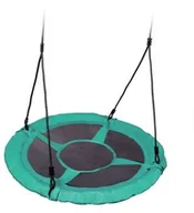 Place zabaw - Neo-Sport Huśtawka Ogrodowa Bocianie Gniazdo xxl Neosport turkusowa - miniaturka - grafika 1