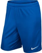 Piłka nożna - Nike Spodenki piłkarskie Park II Junior niebieskie - miniaturka - grafika 1