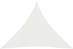 VidaXL Żagiel przeciwsłoneczny, 160 g/m, biały, 4,5x4,5x4,5m, HDPE 311260 VidaXL - Parasole ogrodowe - miniaturka - grafika 2