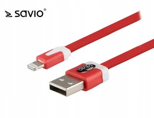 Savio Kabel USB Savio CL-74 Kabel USB - Lightning 8pin, iOS8, iPhone 5/6,1 m, C - Kable USB - miniaturka - grafika 2