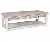 Ławy i stoliki kawowe - Belldeco Bristol White Stolik kawowy podłużny Belldeco C2200WW - miniaturka - grafika 1