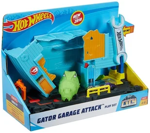 Hot Wheels City zestaw z krokodylem - Samochody i pojazdy dla dzieci - miniaturka - grafika 8