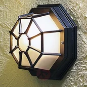 Lampy ścienne - Konstsmide WALL ROOF czarna - miniaturka - grafika 1