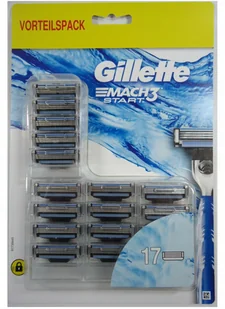Gillette wkłady ostrza Mach 3 zestaw 17 sztuk - Maszynki do golenia i wkłady - miniaturka - grafika 2