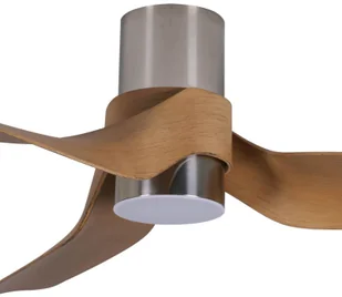 Beacon Lighting Wentylator sufitowy LED Nautica chrom szczotkowany - Wentylatory sufitowe - miniaturka - grafika 2