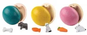 Zabawki AGD - Plan Toys Drewniane Jajko Niespodzianka, - miniaturka - grafika 1