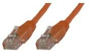 Kable miedziane - MicroConnect RJ-45/RJ-45 kat.6 0.2m Pomarańczowy UTP6002O UTP6002O - miniaturka - grafika 1