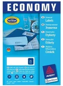 Etykiety samoprzylepne i bloki etykiet - Avery Etykiety samop. ECONOMY ZF 105x48 (100ark.) ELA021 - miniaturka - grafika 1