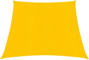 VidaXL Żagiel przeciwsłoneczny, 160 g/m, żółty, 3/4x2 m, HDPE 311598 VidaXL - Parasole ogrodowe - miniaturka - grafika 2