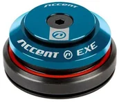 Części rowerowe - Accent Stery zintegrowane Accent HI-EXE 1-1/8"-1-1/8" IS42/IS42, niebieskie, łożyska maszynowe - miniaturka - grafika 1