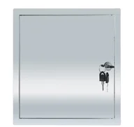 Drzwiczki i klapy rewizyjne - DRZWICZKI REWIZYJNE METALOWE ZAMEK 40x40 - miniaturka - grafika 1