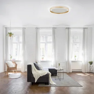 Paul Neuhaus Inteligentna lampa sufitowa mosiężna 59 cm z pilotem - Ronith - Systemy inteligentnych domów - miniaturka - grafika 2