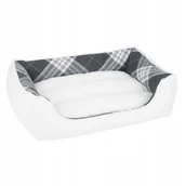 Legowiska dla psów - Ami Play Sofa dla Psa ZipClean 4in1 Kent M Biały - miniaturka - grafika 1