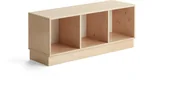 Meble do szkół i przedszkoli - AJ Produkty Szafka z przegrodami RICO, na cokole, 3 przegrody, 1200 mm - miniaturka - grafika 1