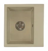 Zlewozmywaki - Brado Zlewozmywak granitowy DON beżowy donbe - miniaturka - grafika 1