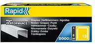 Akcesoria do elektronarzędzi - Rapid zszywek z drutu płaskiego, nr 140, High Performance, srebro 11830700 - miniaturka - grafika 1