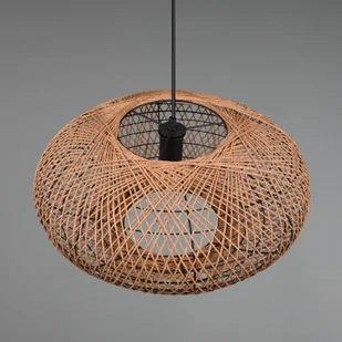 Trio LEUCHTEN Lampa wisząca Hedda z sizalu i metalu - Lampy sufitowe - miniaturka - grafika 4