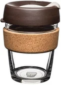 Kubki termiczne - Keep Cup szklany kubek termiczny ALMOND CORK BREW M - miniaturka - grafika 1