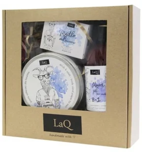 LaQ Zestaw prezentowy Kozioł naturalny żel pod prysznic 300ml + mydło + peeling 200ml - Zestawy kosmetyków damskich - miniaturka - grafika 2